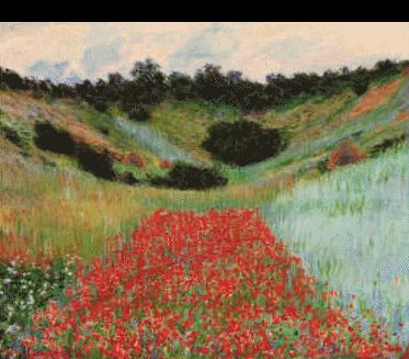 Claude Monet Poppy Field in a Hollow near Giverny